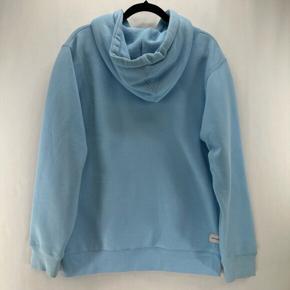 ARTFORM Hoodie Adult Sz S Spellout Embroidered Jumper Pullover Sweatshirt Blue - Picture 2 of 12